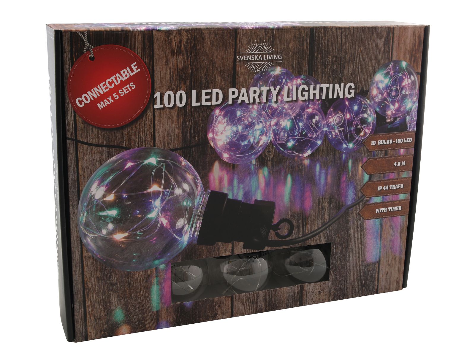 Svenska Living 100 Color LED Partylichterkette