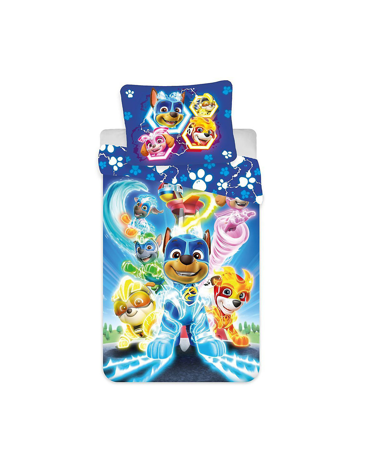 Wende Bettwäsche | Baumwolle 100x135 cm | Paw Patrol | Baby Kleinkind