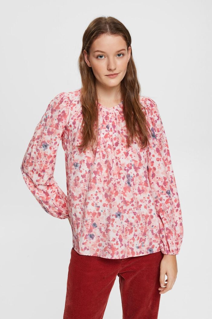 Bluse mit Muster, LENZING™ ECOVERO™