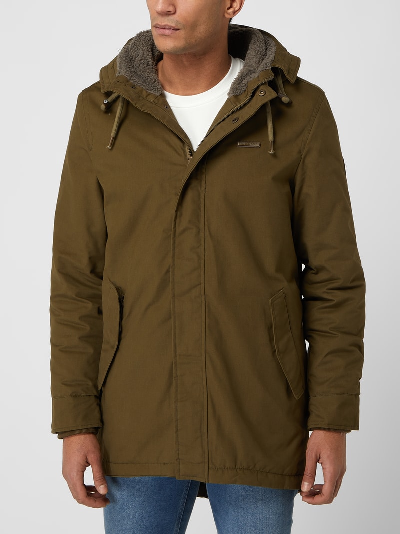 Parka mit Wattierung Modell 'Mr Smith' in olivgrün