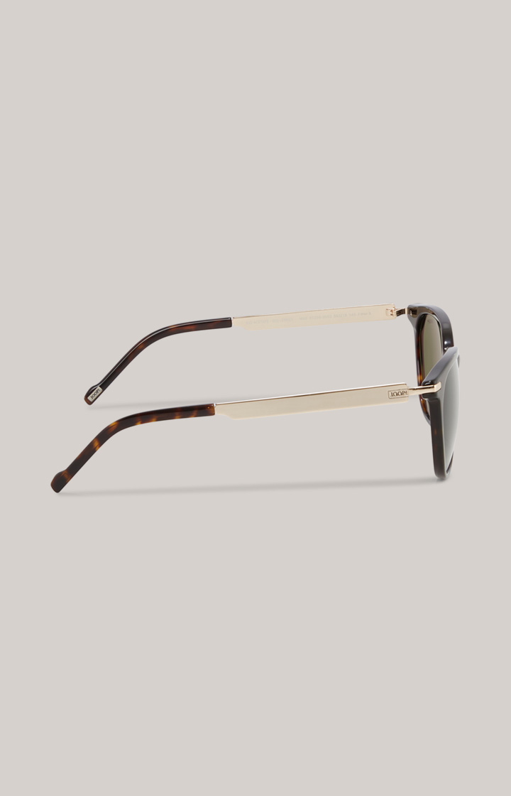 Sonnenbrille in Braun/Grün