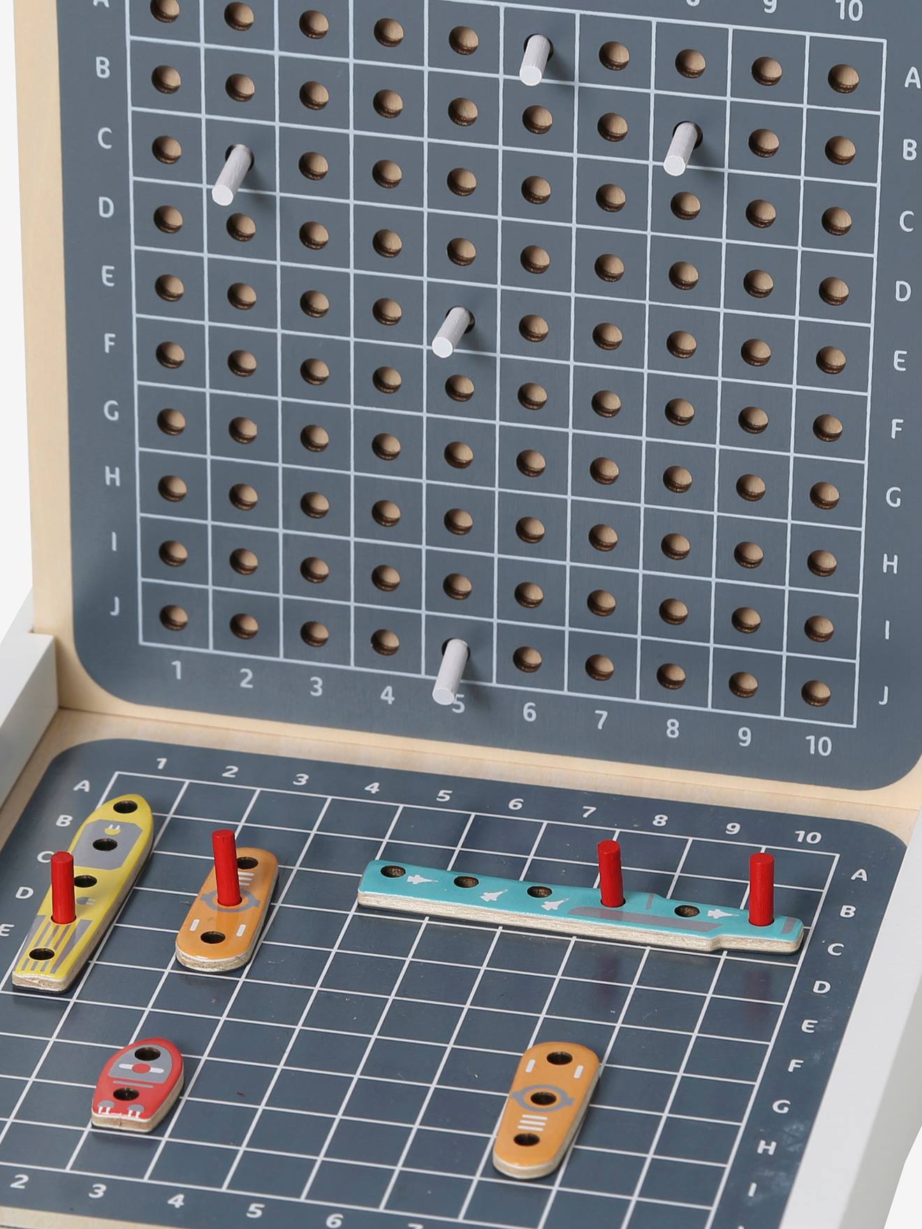 Vertbaudet Kinderspiel Schiffe versenken, Holz FSC - mehrfarbig