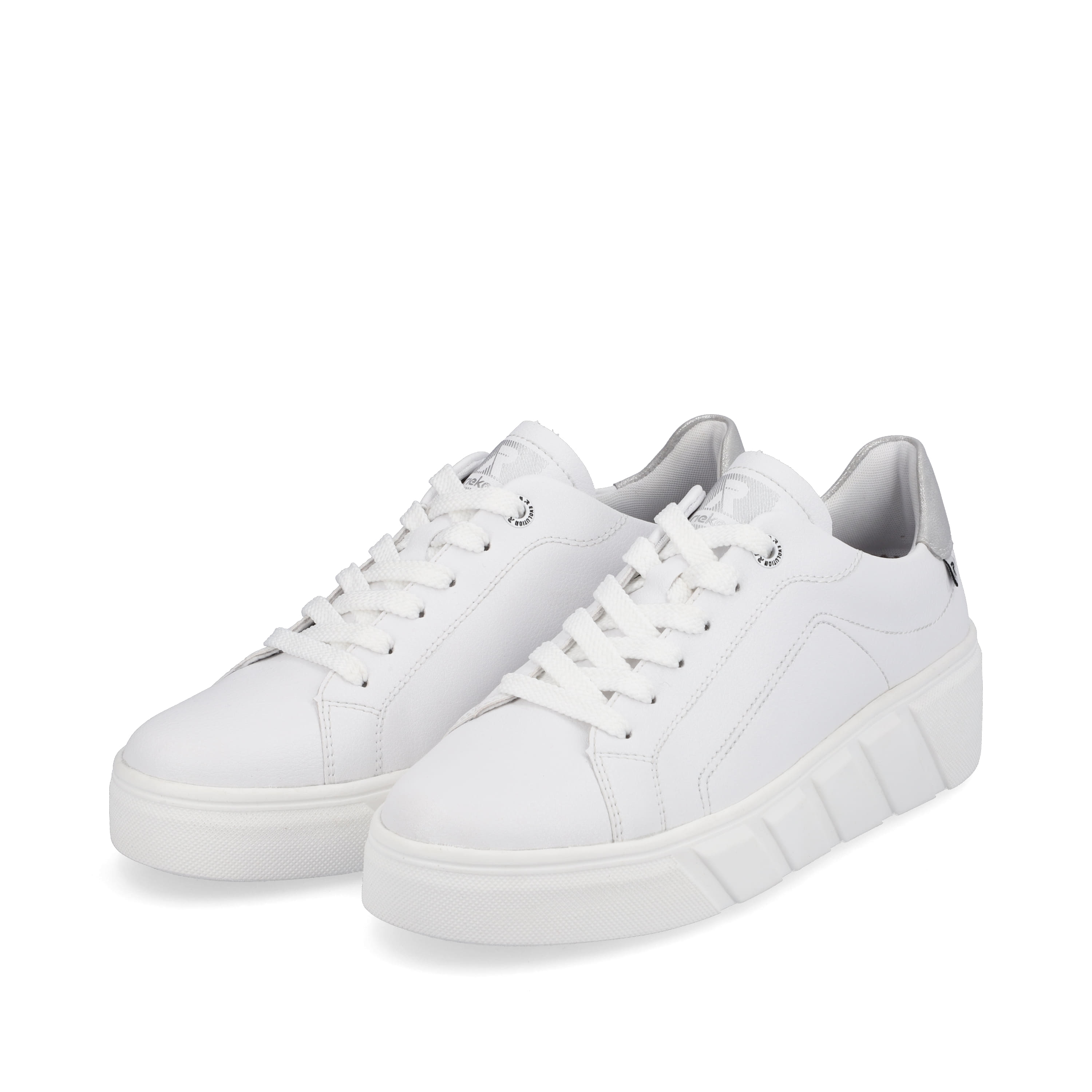 Rieker Damen Sneaker Low crystal white