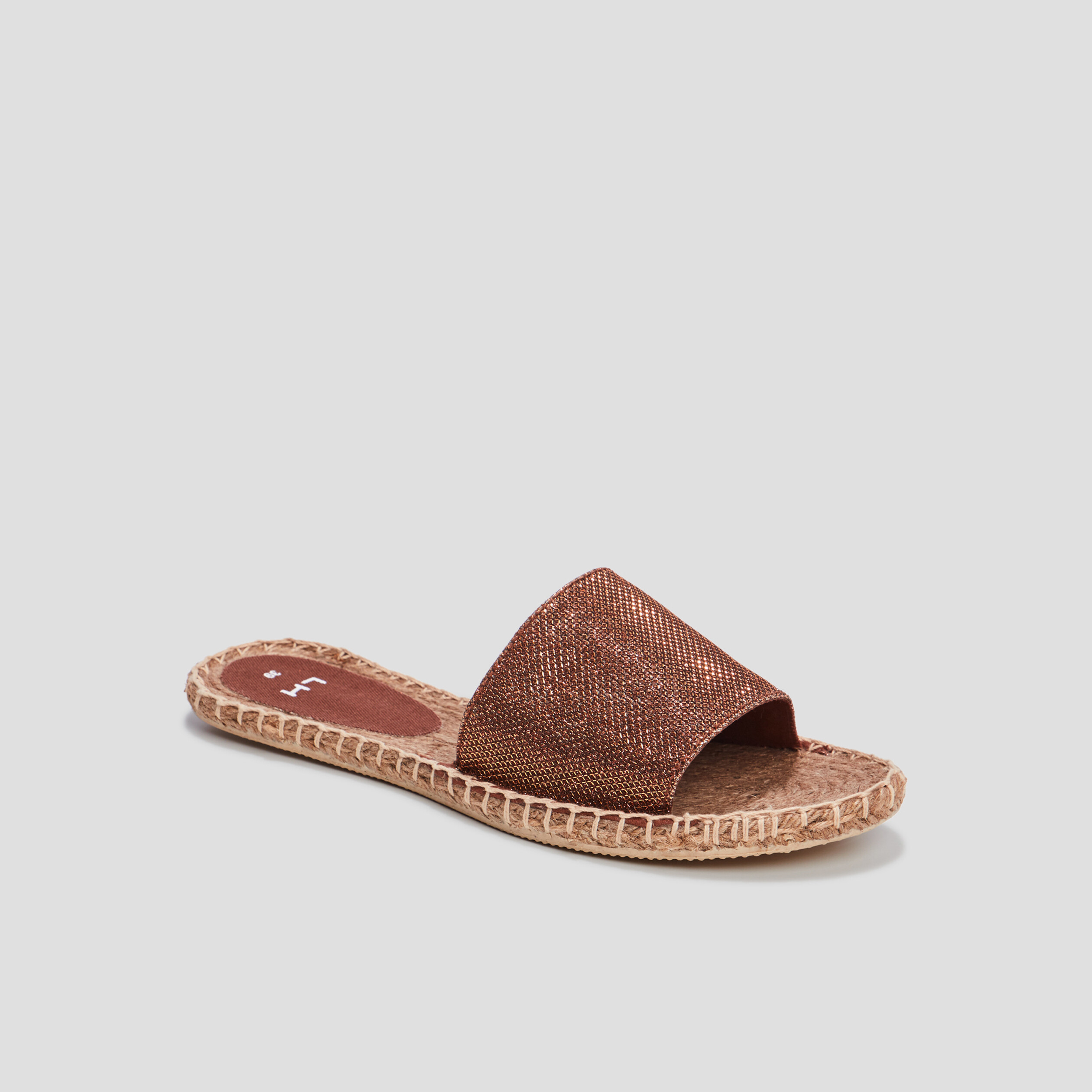 Mules détails cordes couleur or femme | La Halle