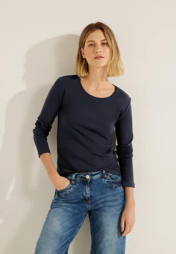 CECIL Basic Langarmshirt