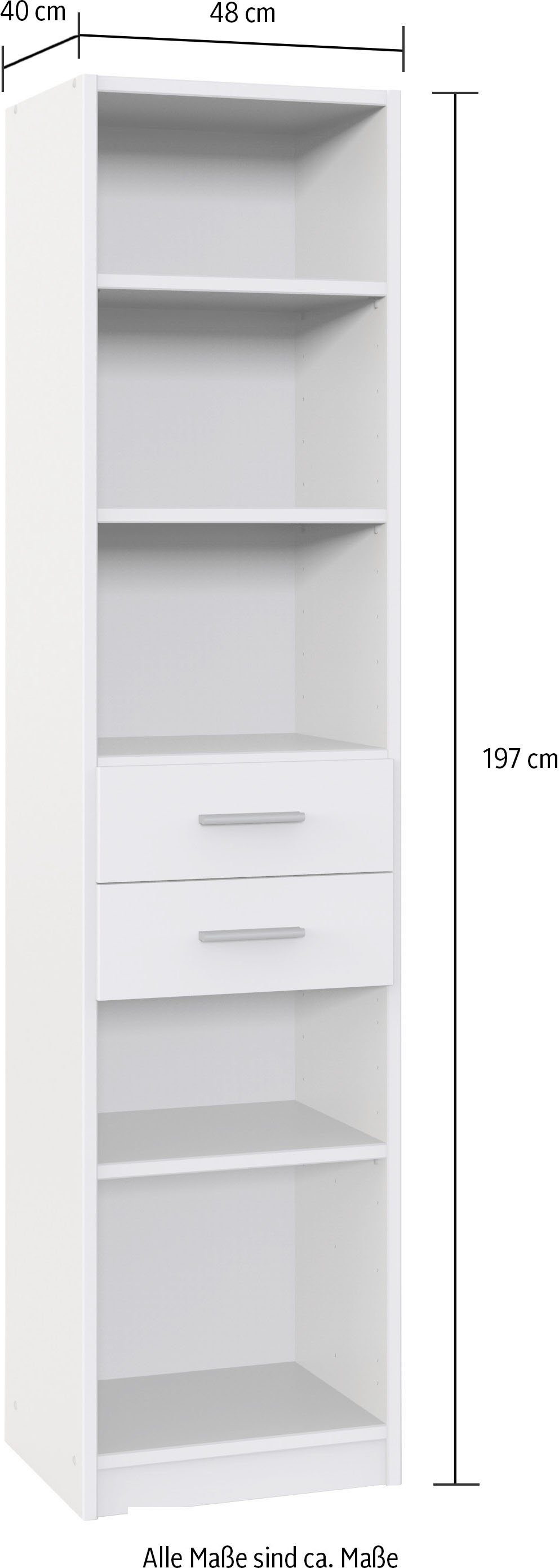 Wimex Standregal Borkum, mit 2 Schubladen