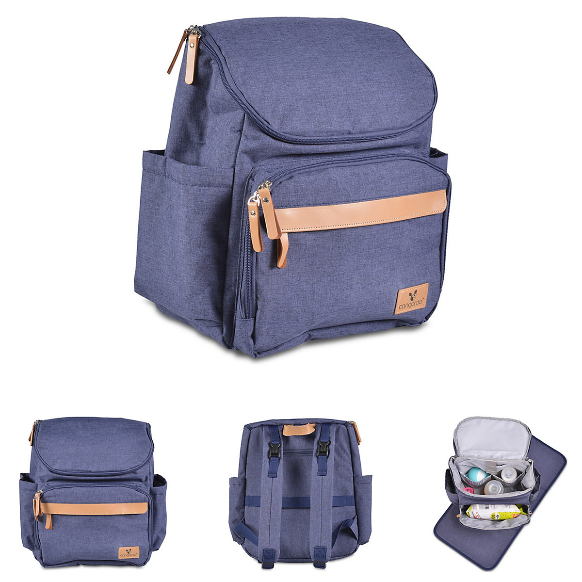 Kinderwagentasche Megan Wickelunterlage Reißverschluss Wickeltaschen