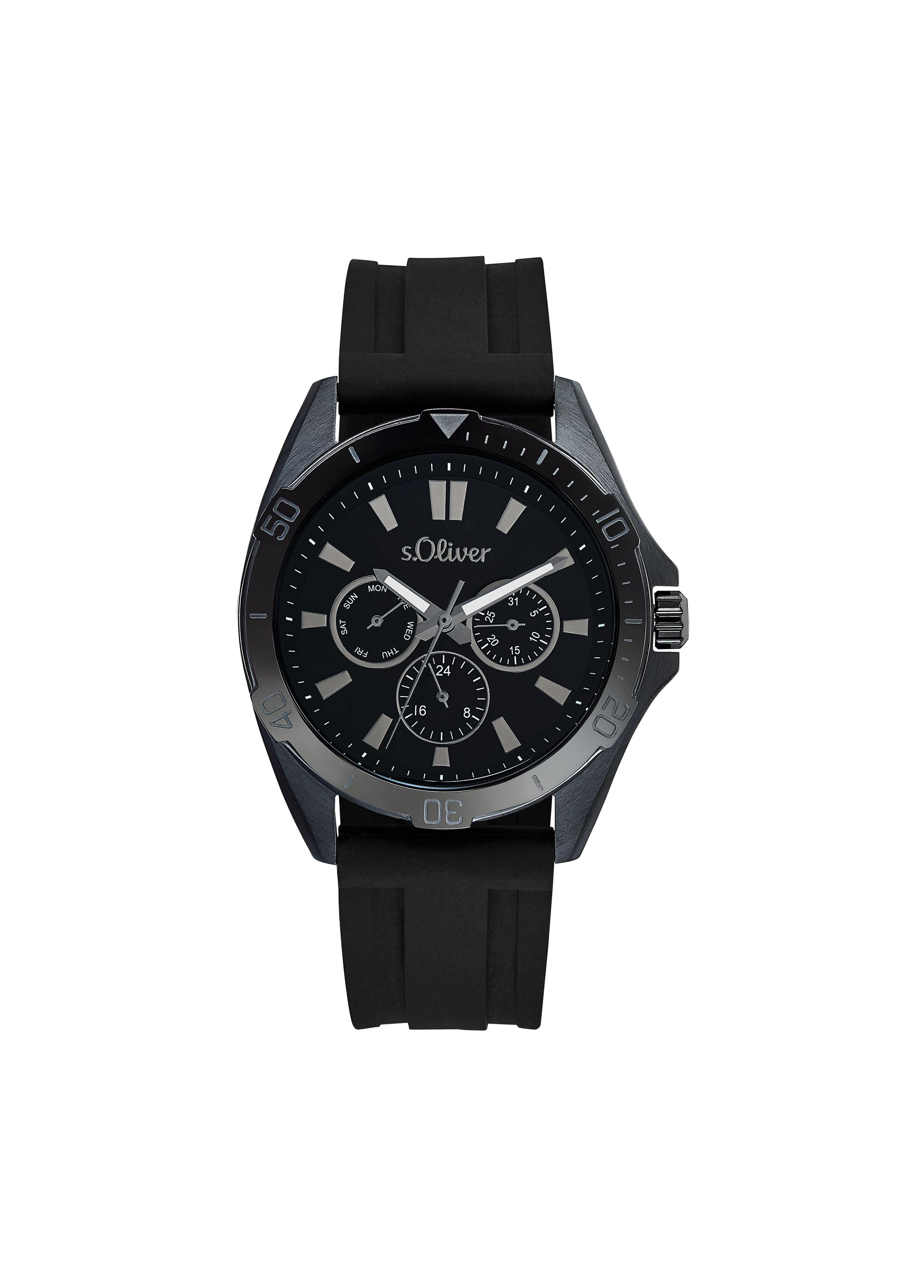 Schwarze Edelstahluhr  6007261-99B0