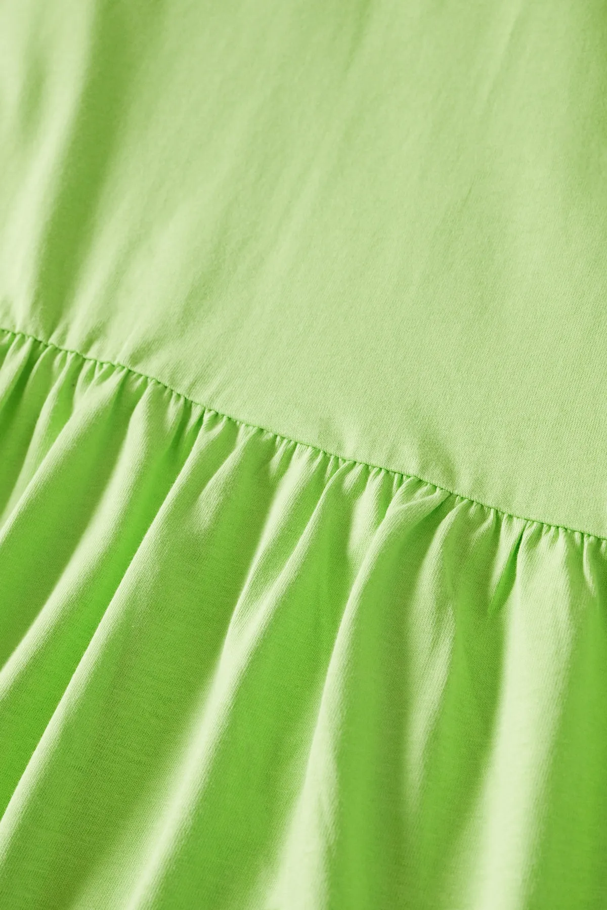 MANGO  Grünes Damenkleid 37020452
