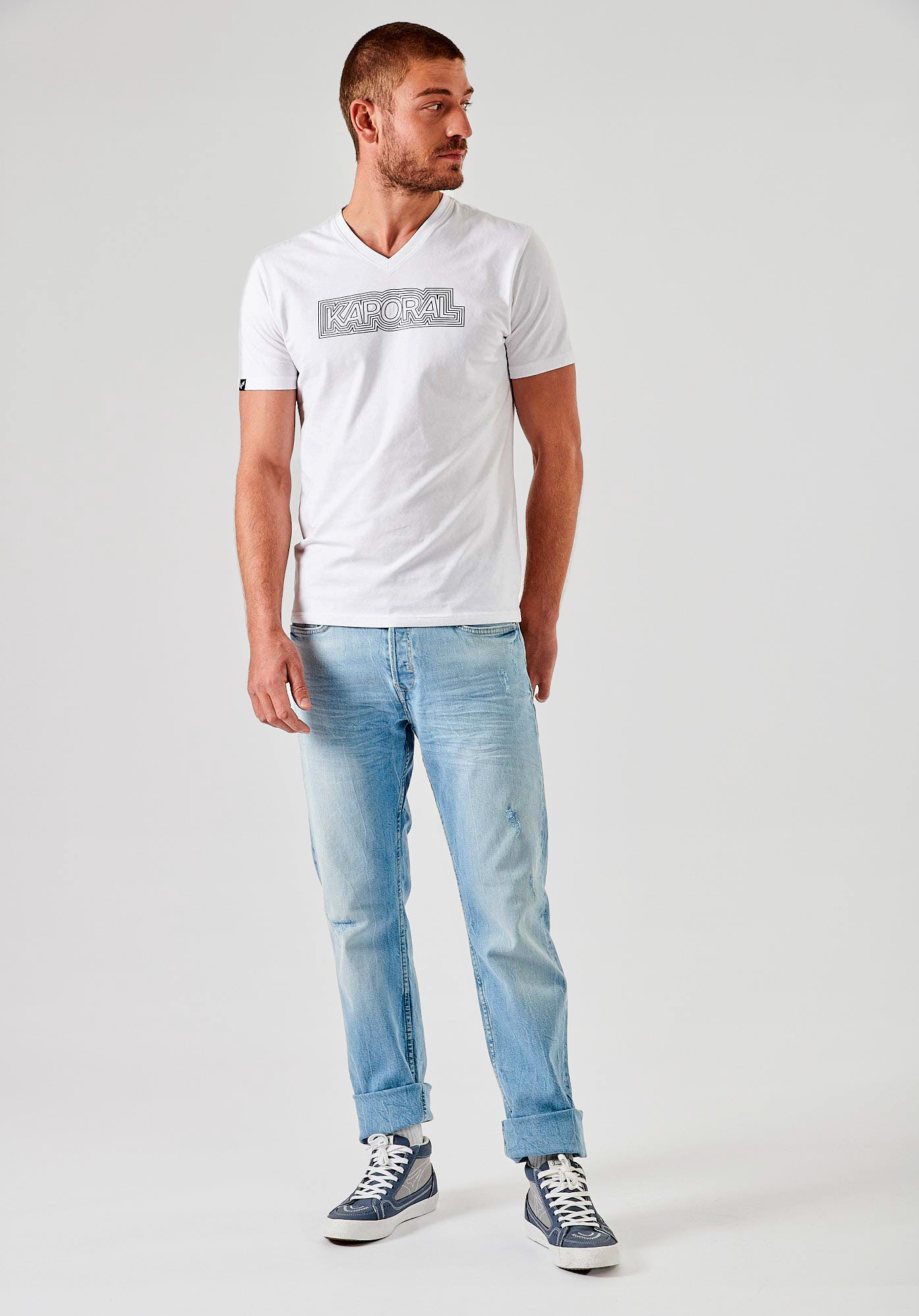 DATTE  Jean straight bleu homme