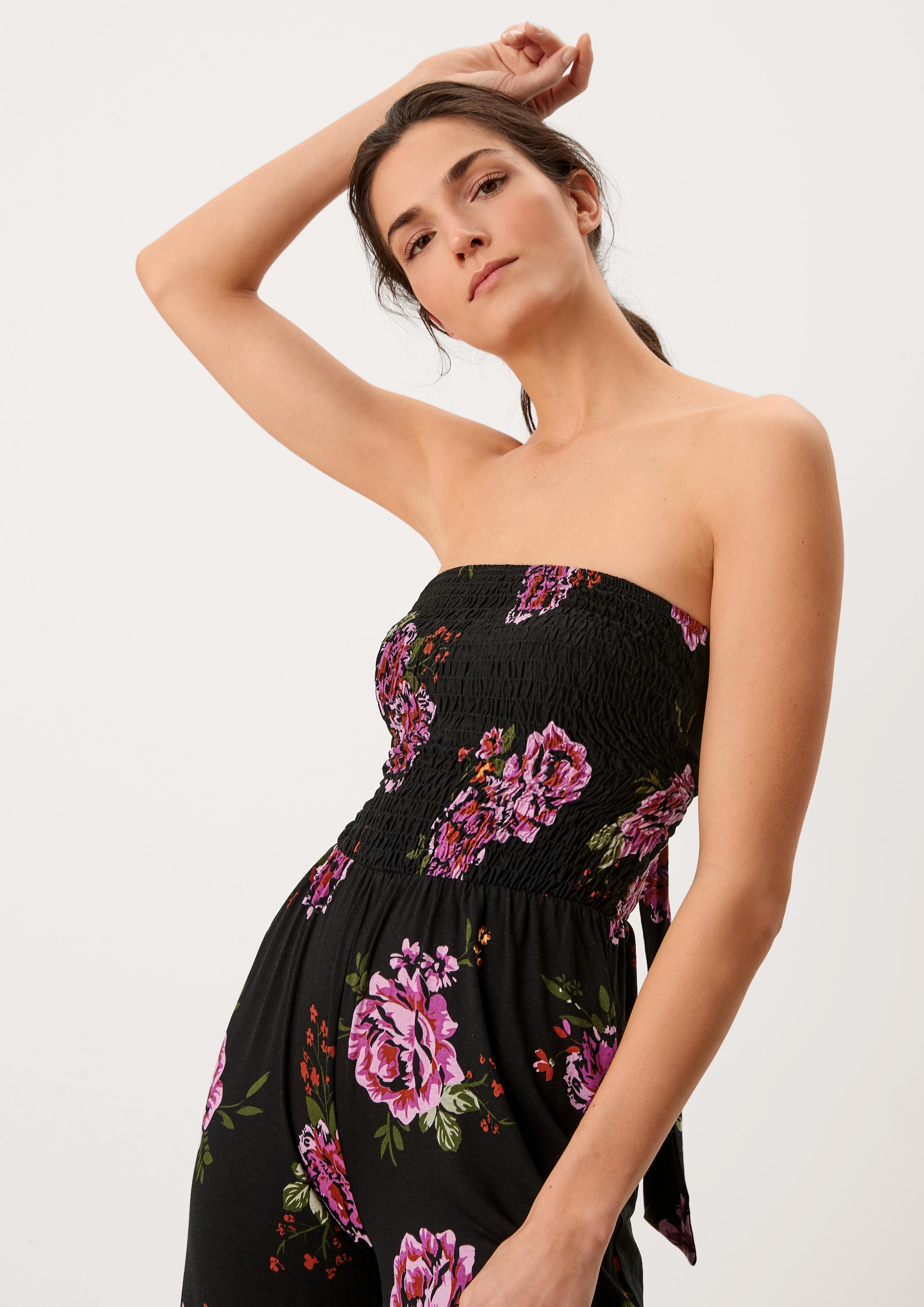 Strand-Jumpsuit aus Viskosestretch  6006415-99A1