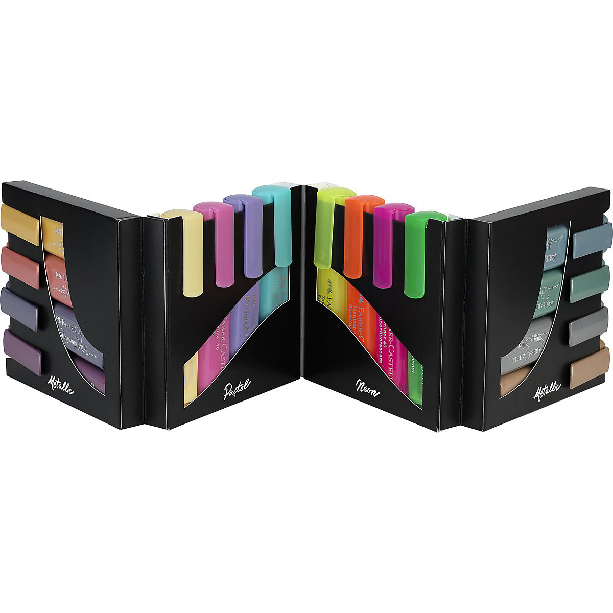Textmarker Textliner 46, 16 Farben im Tischset
