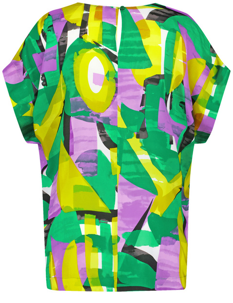 Blusenshirt mit farbenfrohem Print