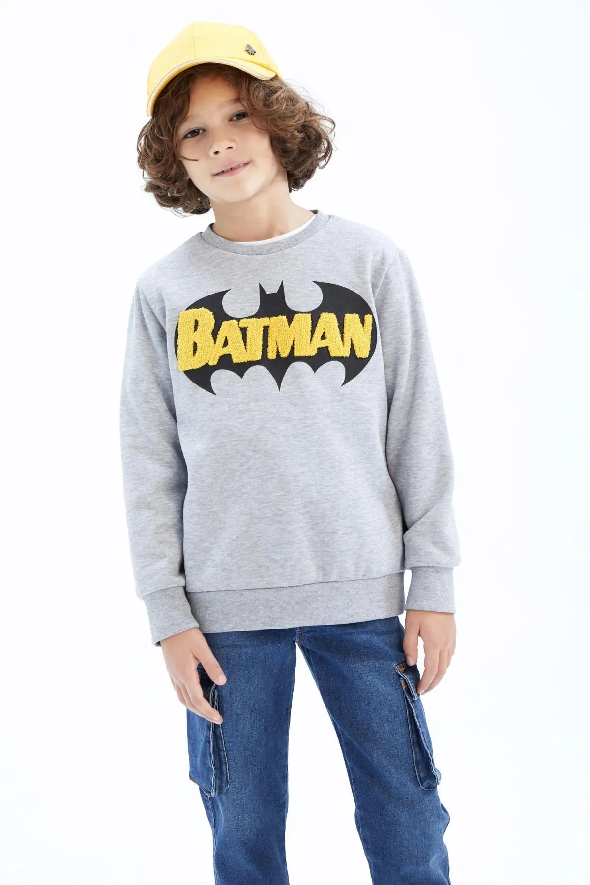 DeFacto  Batman-Sweatshirt mit Rundhalsausschnitt für Jungen