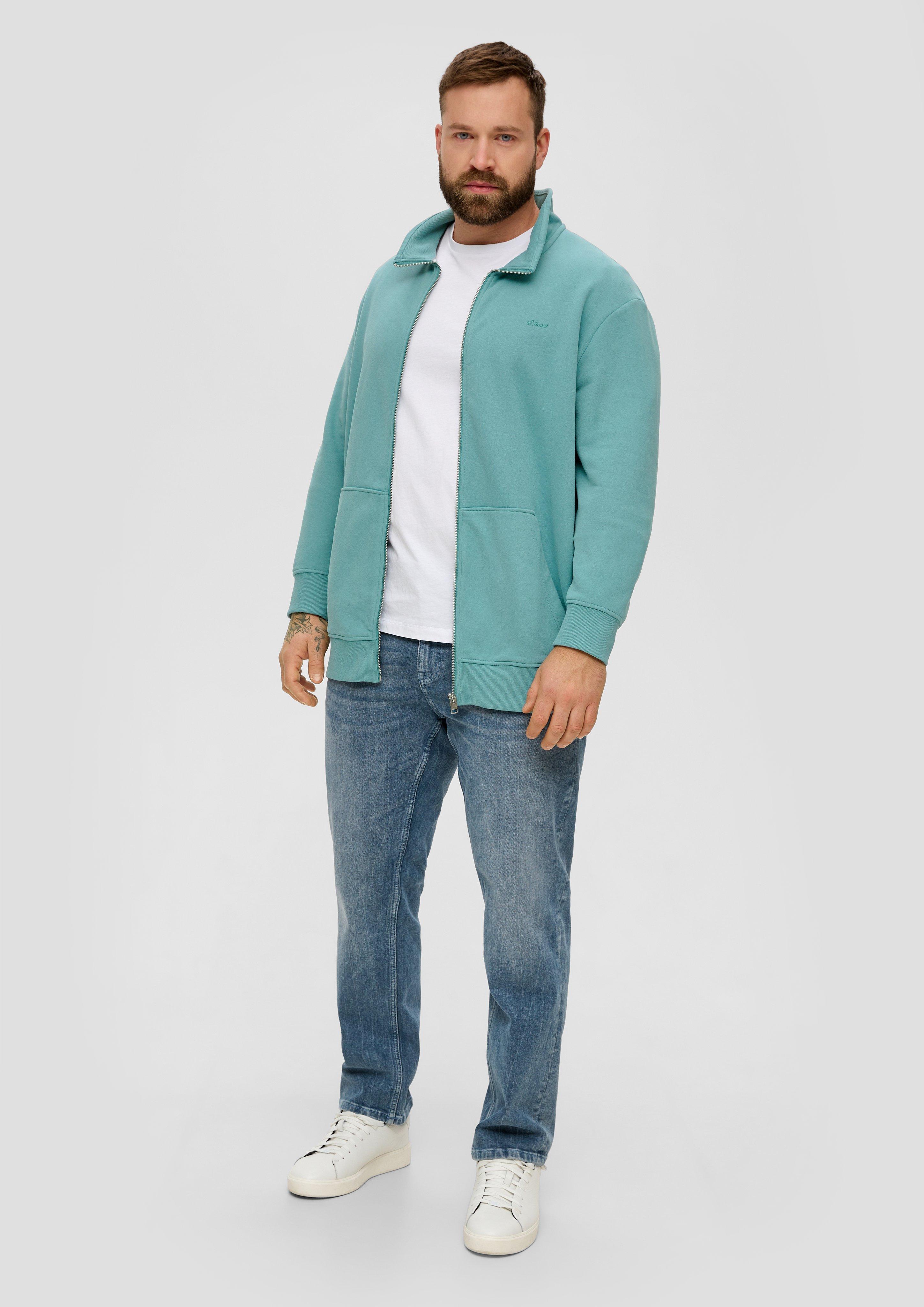 Sweatshirtjacke mit Reißverschluss  2143404-6557