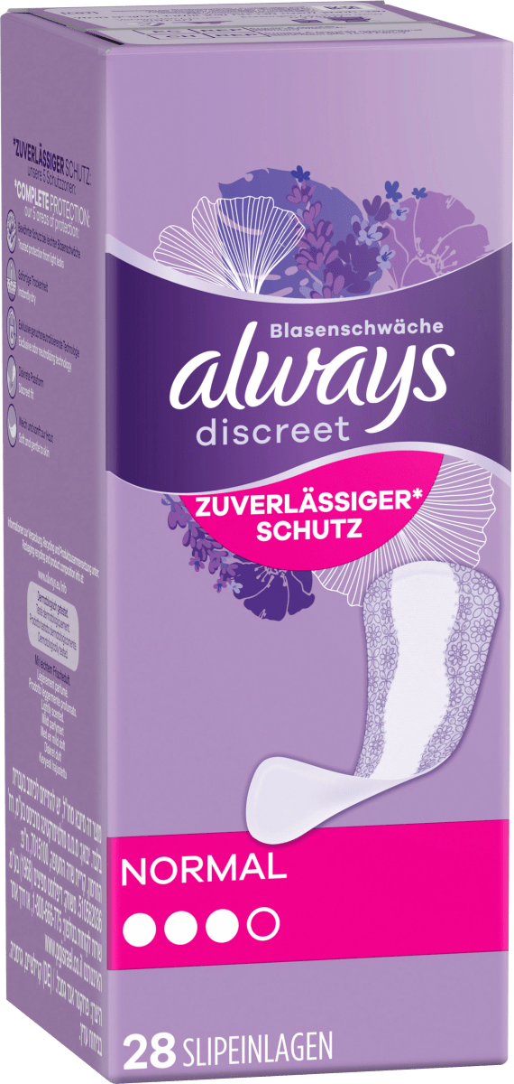 discreet Slipeinlagen Inkontinenz Normal, 28 St