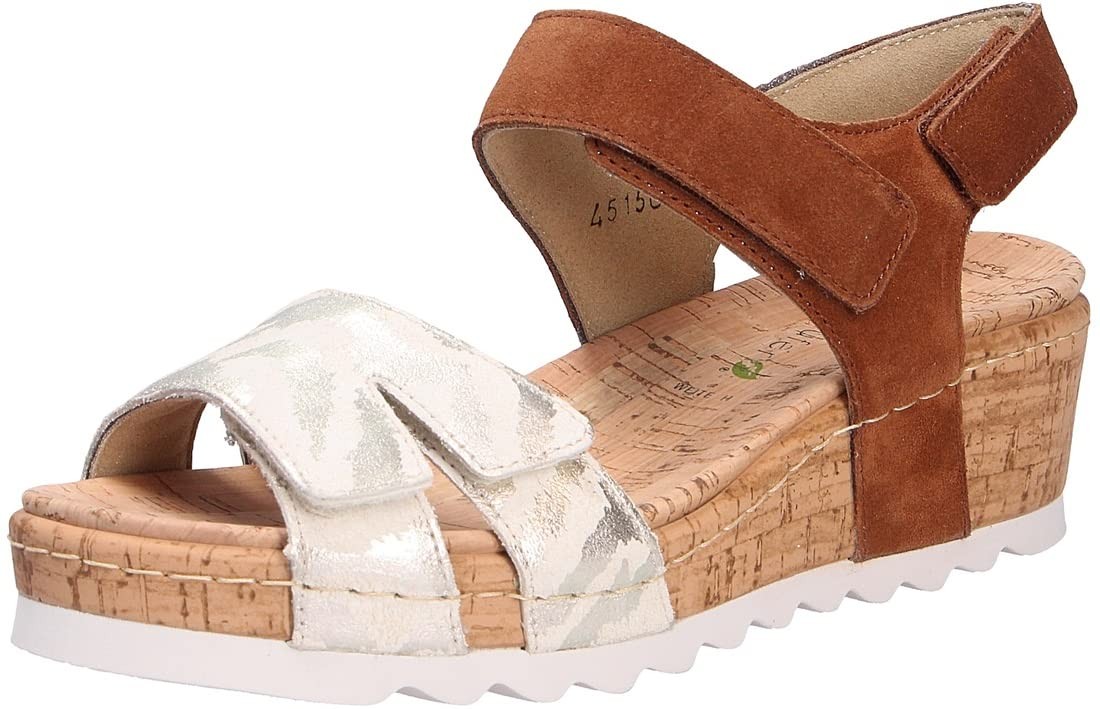 WALDLÄUFER Komfort Sandalen blau