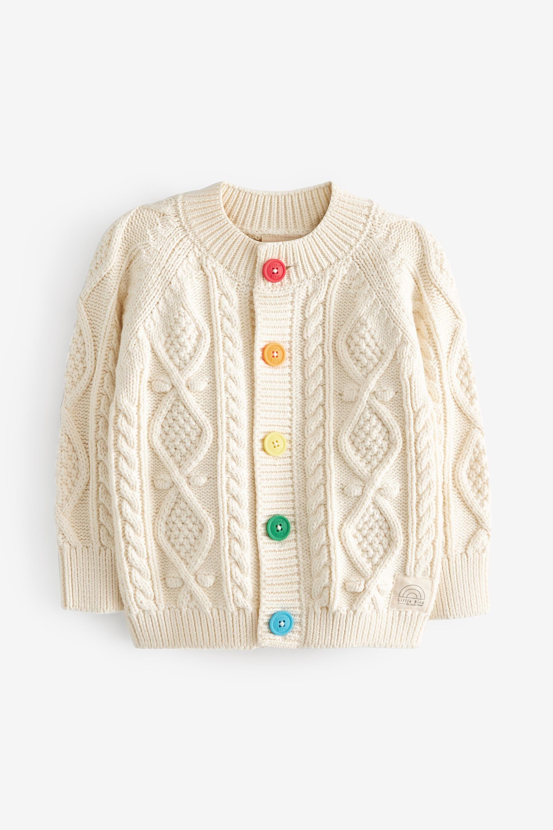 Little Bird by Jools Oliver Strickjacke Little Bird By Jools Oliver Strickjacke Zopfmuster (1-tlg)