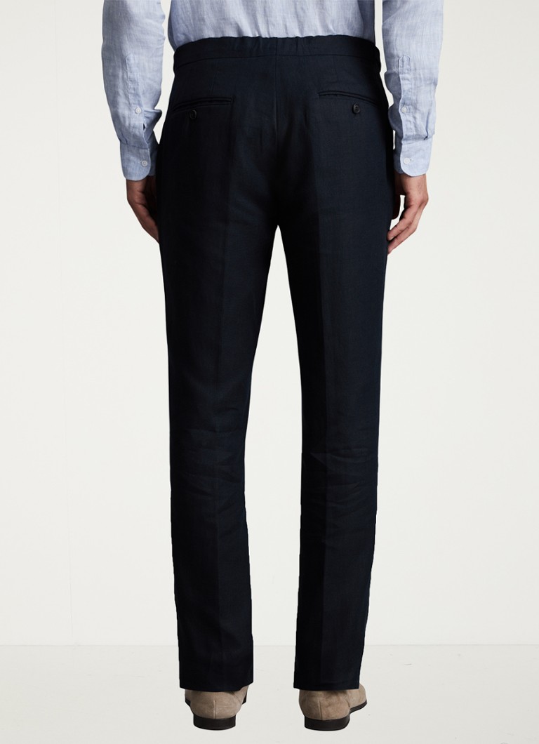 Pantaloni slim fit din in Reiss Kin cu buzunare laterale