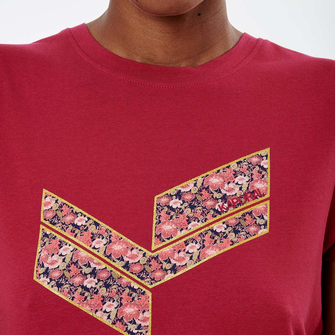 LOVET  T-shirt fuchsia Femme