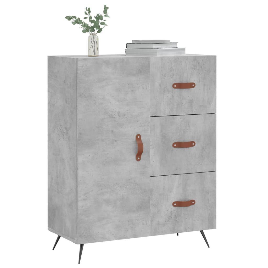 vidaXL Sideboard Sideboard Betongrau 69,5x34x90 cm Holzwerkstoff (1 St)