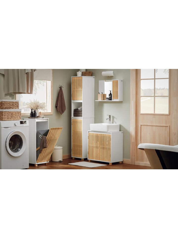 SoBuy Hochschrank in Weiß - (B)33 x (H)165 x (T)33cm günstig kaufen onesize