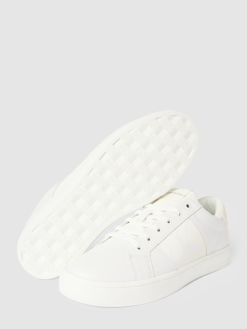 Sneaker mit Label-Detail Modell 'CLASSIC CUPSOLE' in offwhite