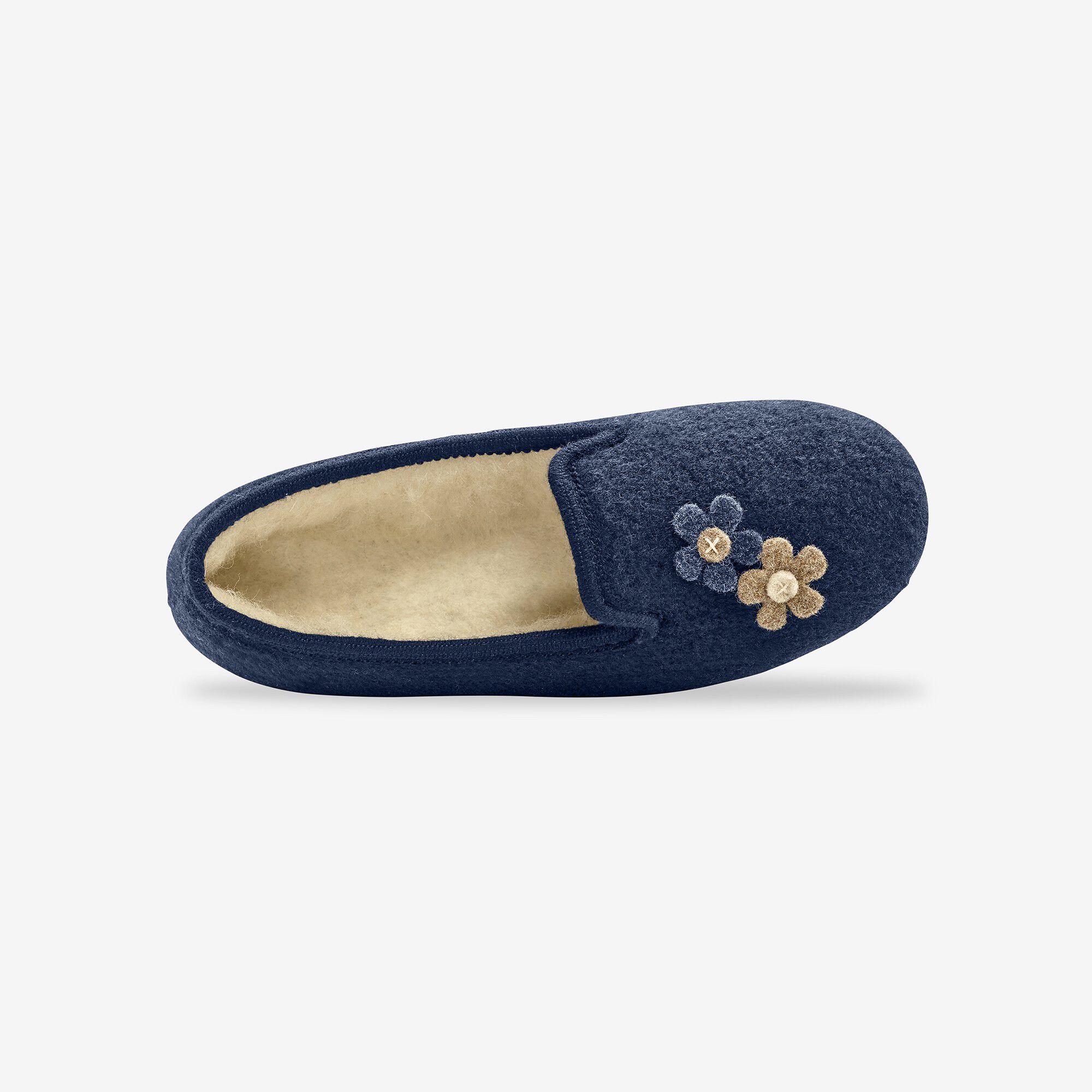 Pantoufles fleurs