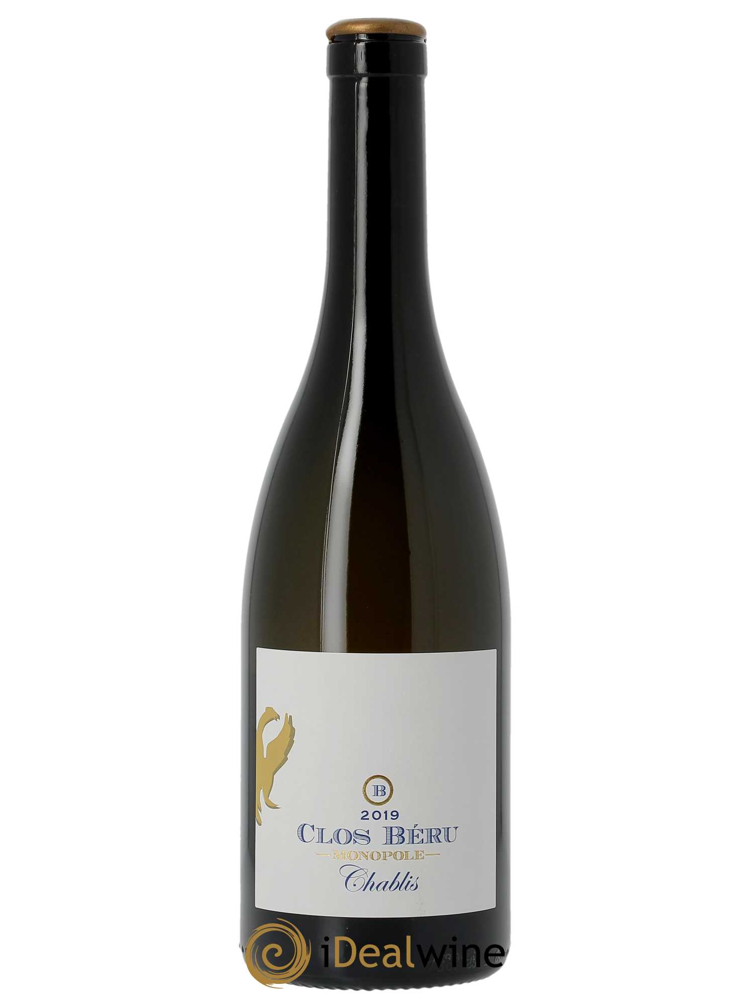 Chablis Clos Béru Monopole Château de Béru  2019 - Lot de 1 Bouteille