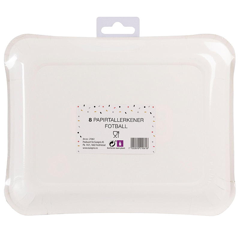Giform Tallerken 8-pk fotball