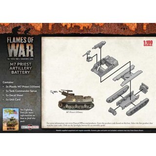 M7 Priest Armored Artillery Battery (plastic)