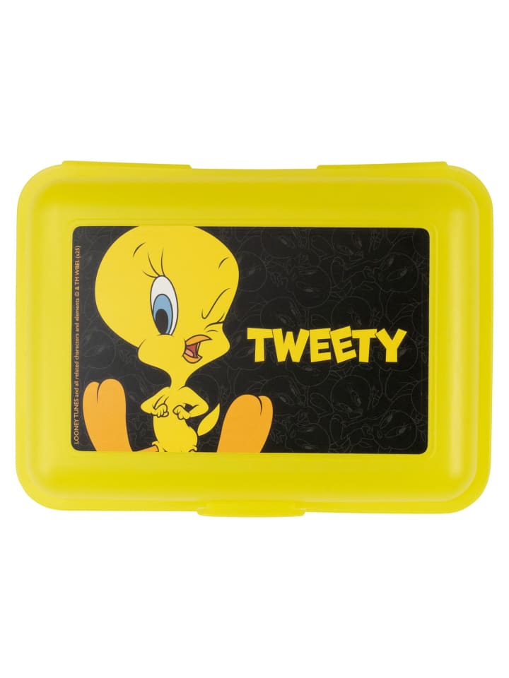Looney Tunes  Looney Tunes Brotdose Tweety Lunchbox Butterbrotdose mit Trennwand in gelb günstig kaufen onesize