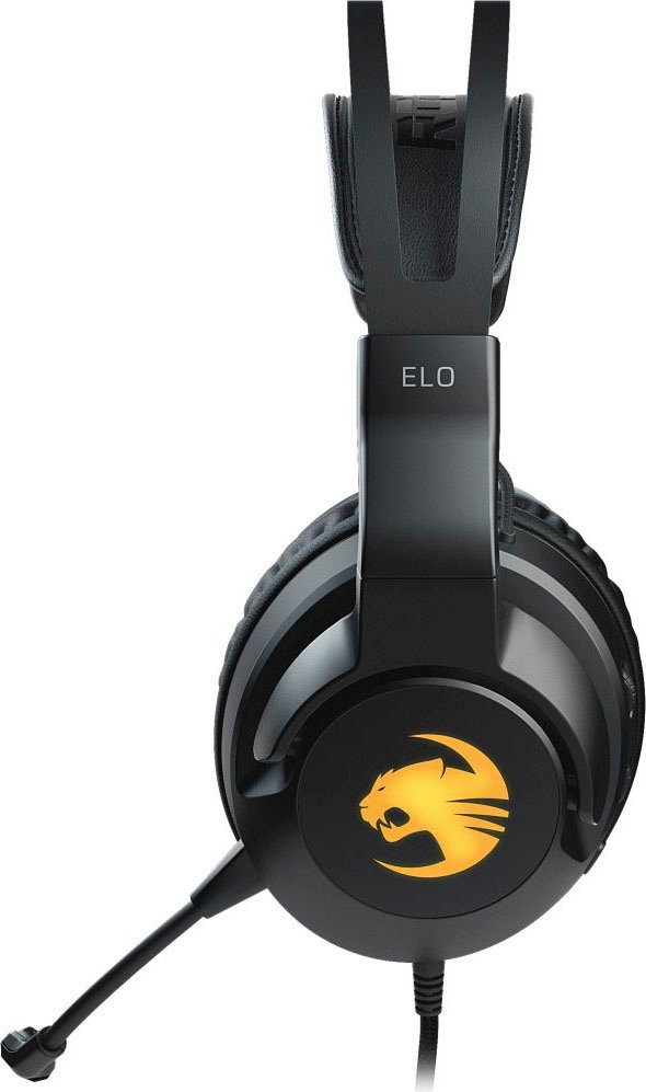 ROCCAT Elo 7.1 USB - Surround-Sound RGB PC Gaming-Headset (Mikrofon abnehmbar, Rauschunterdrückung)