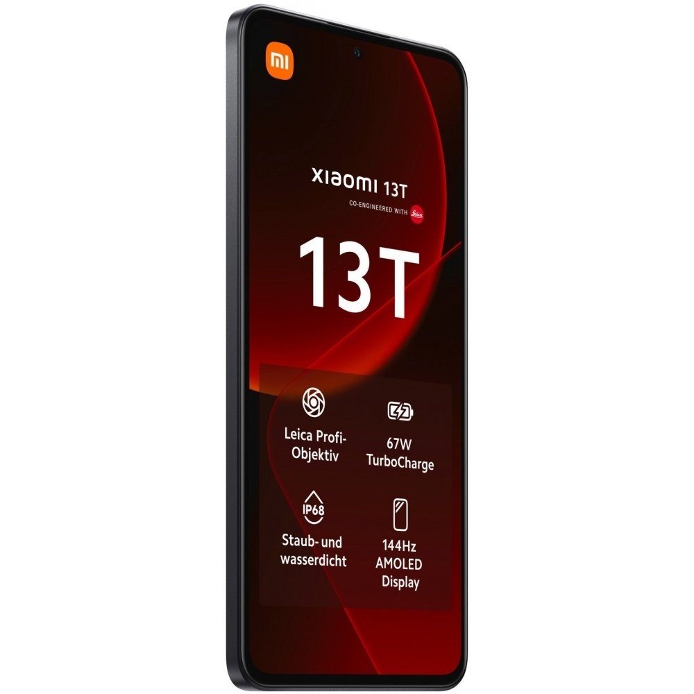 Xiaomi 13T 5G 256 GB / 12 GB - Smartphone - black Smartphone (6,67 Zoll, 256 GB Speicherplatz)