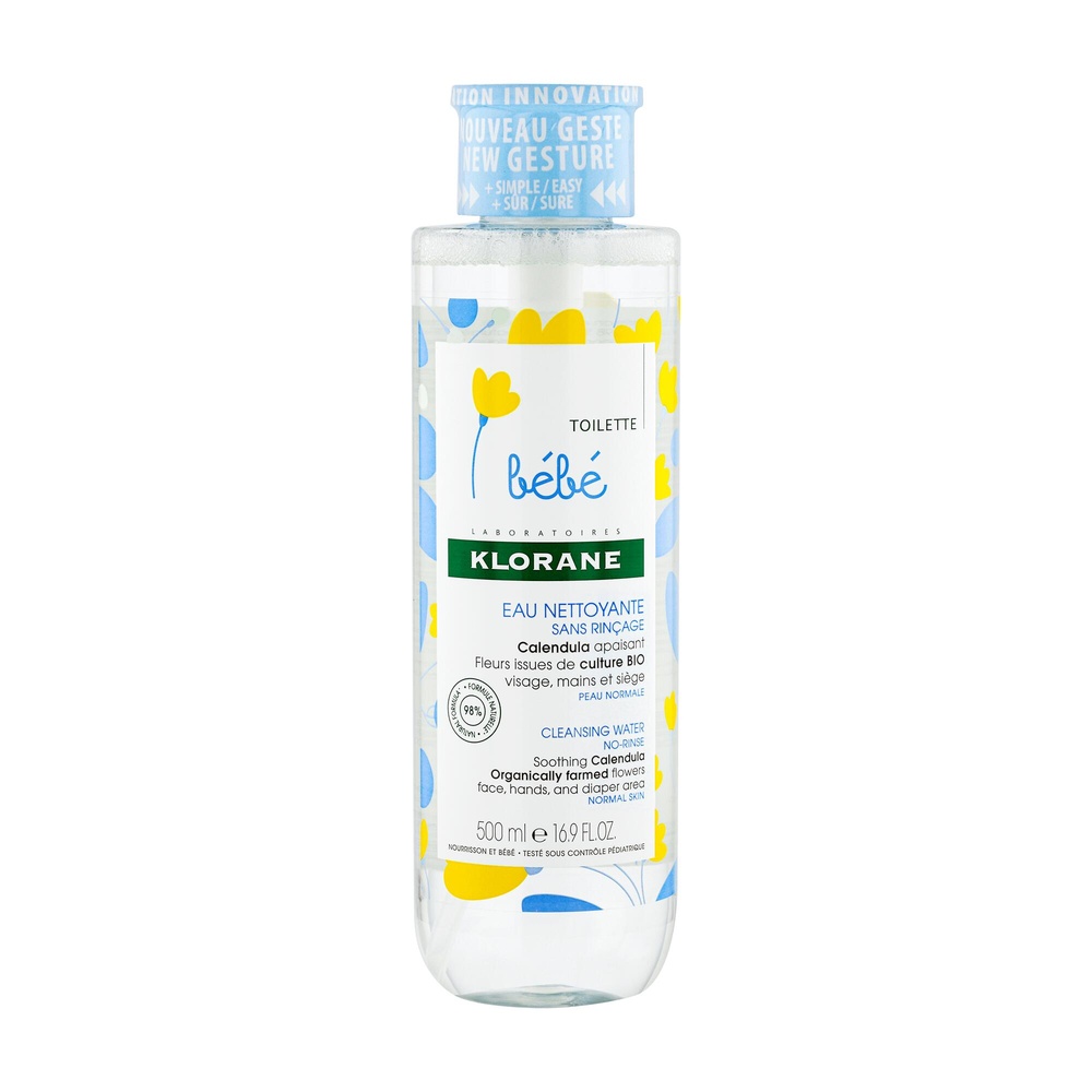 Klorane Bébé Eau nettoyante micellaire 500 ml Eau nettoyante micellaire
