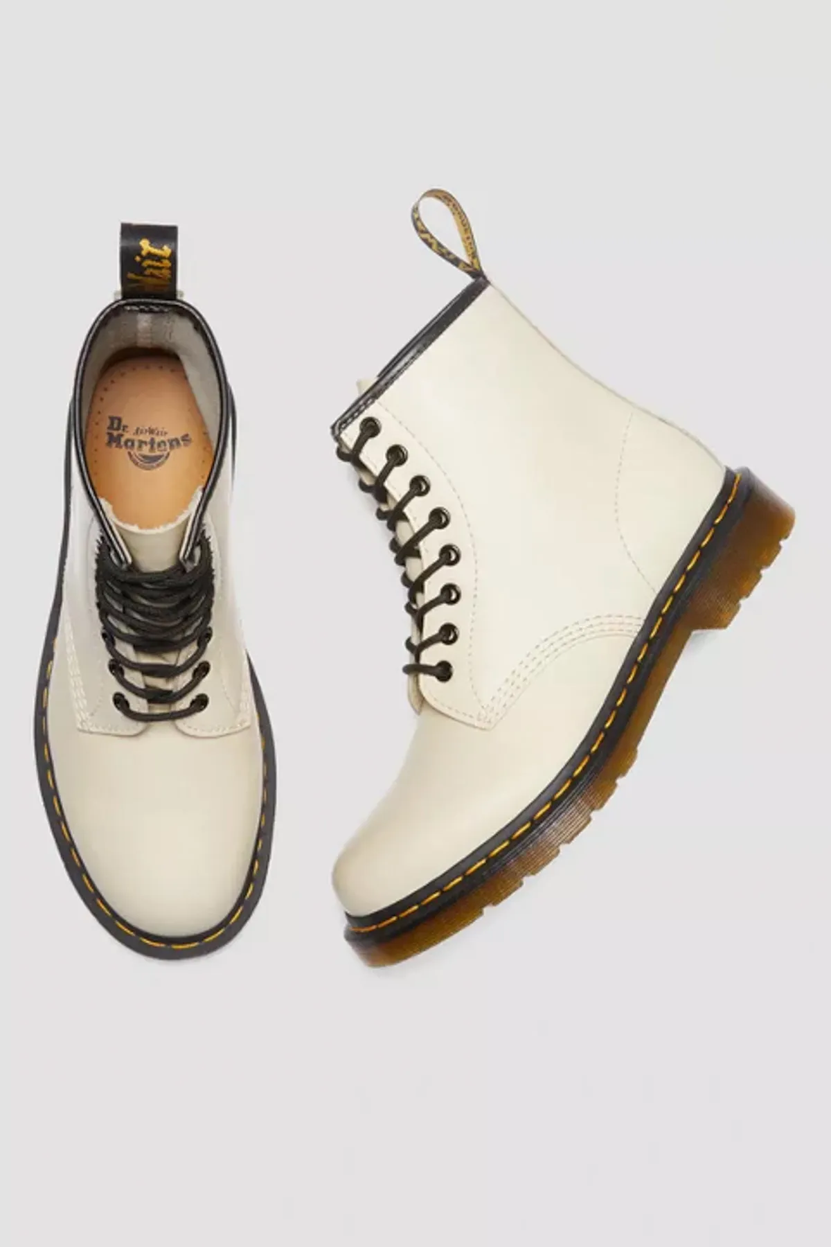 Dr. Martens  Stiefelette - Beige - Blockabsatz