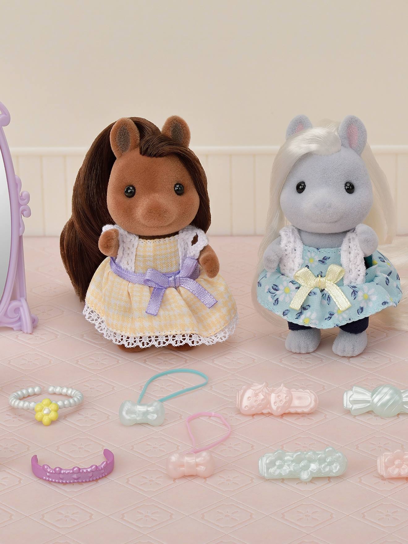 Les amies poney et leur kit de coiffure