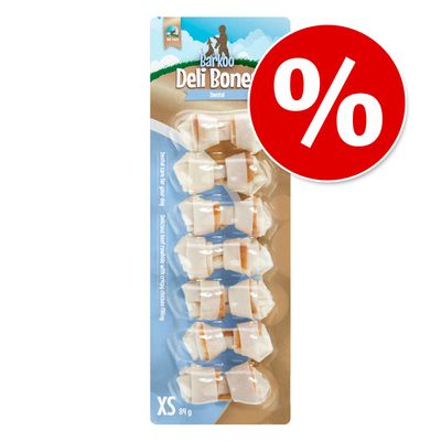 Sparpaket Barkoo Deli Bones Dental geknotet