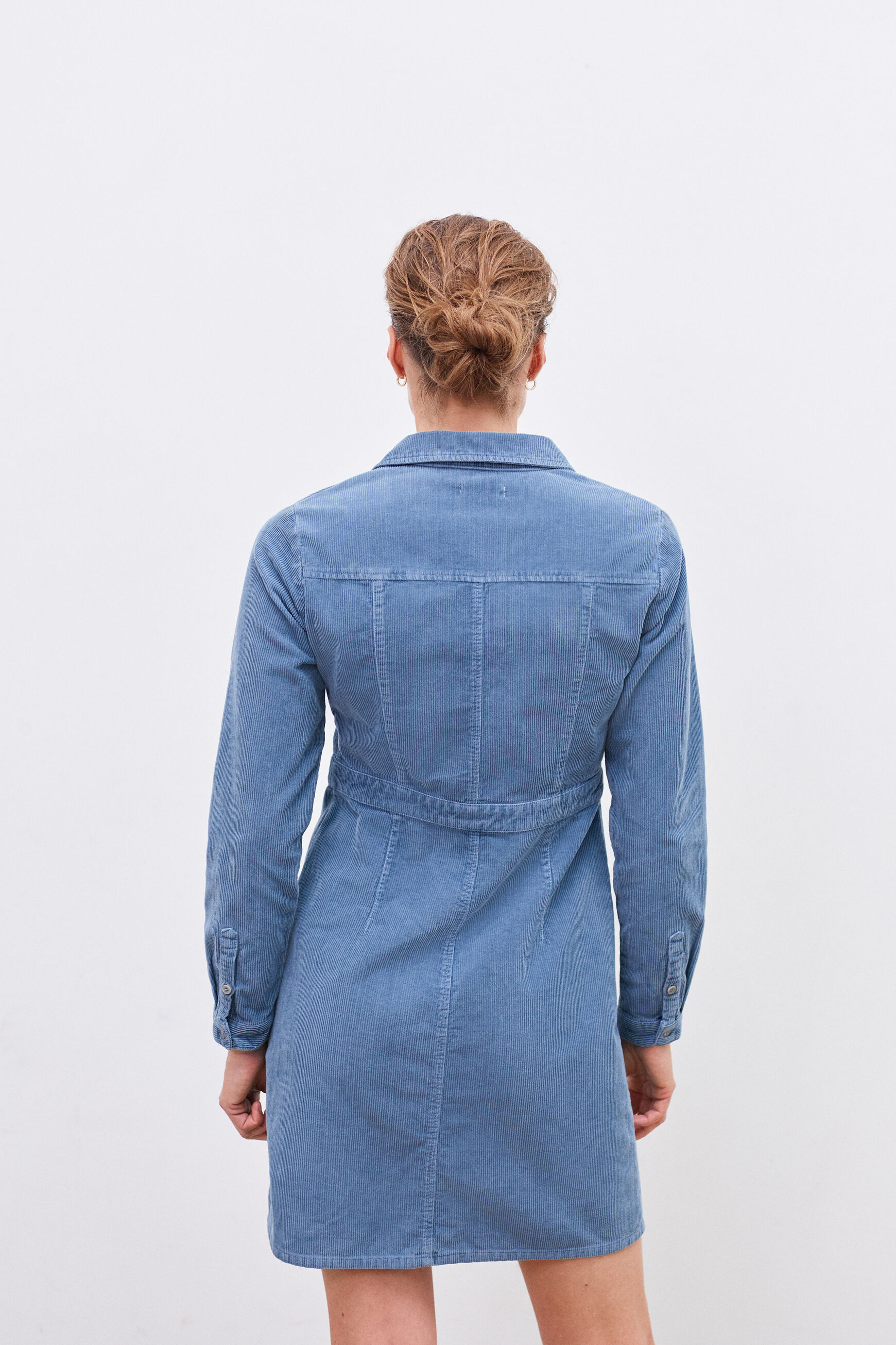 robe luna bleu violet femme
