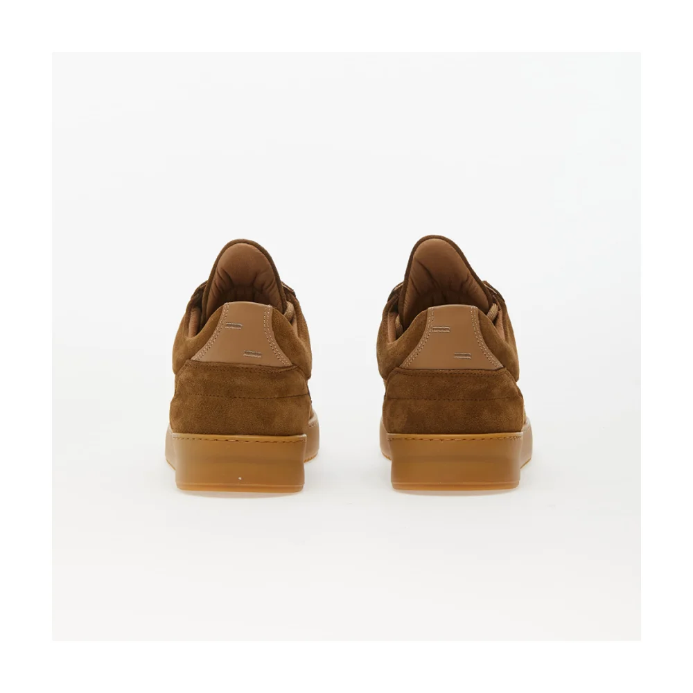 Filling Pieces Low Top Perforated Suede 10122791933 / braun