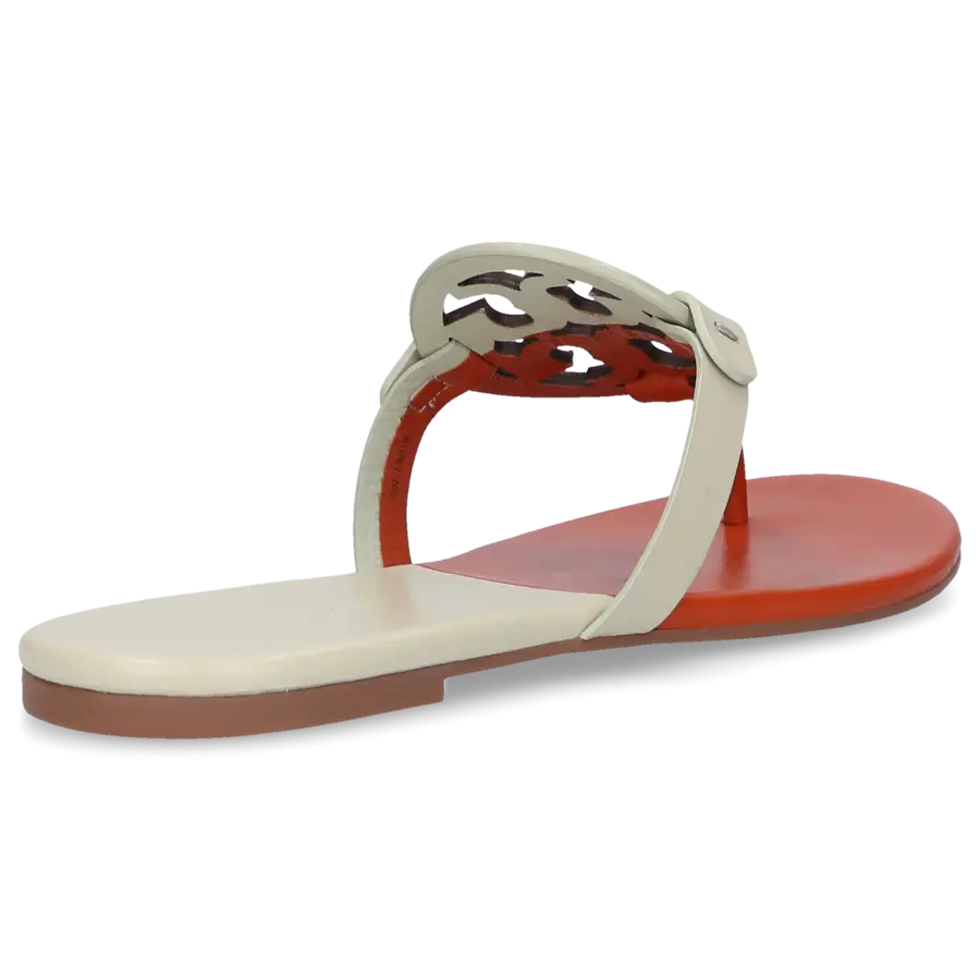 Tory Burch - Zehentrenner MILLER Ziegenleder - beige
