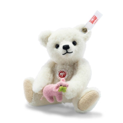 Online Exklusiv Good Luck Teddybär, 13 cm, weiß