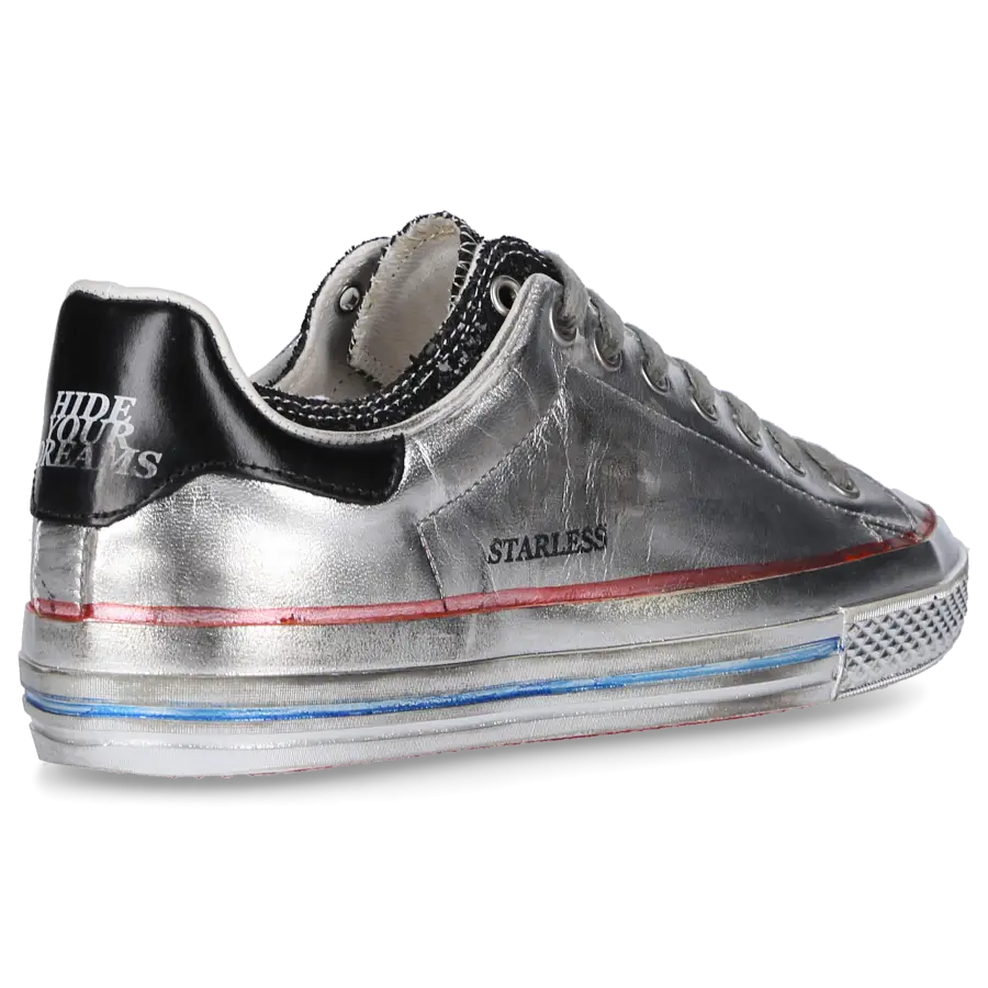 Hidnander - Sneaker low 1F20S Kalbsleder - silber