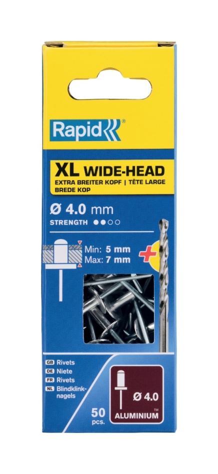 Rapid 5000660 XL Șuruburi oarbe Ø4,0 x 10 mm 50 bucăți