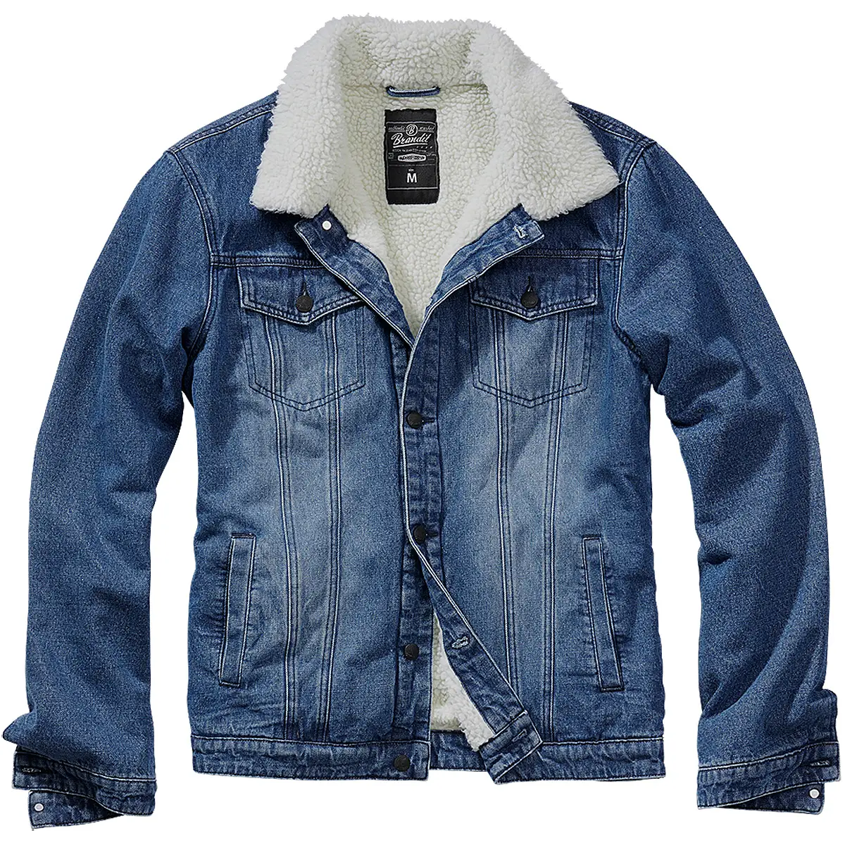 Sherpa Demin Jacke blau