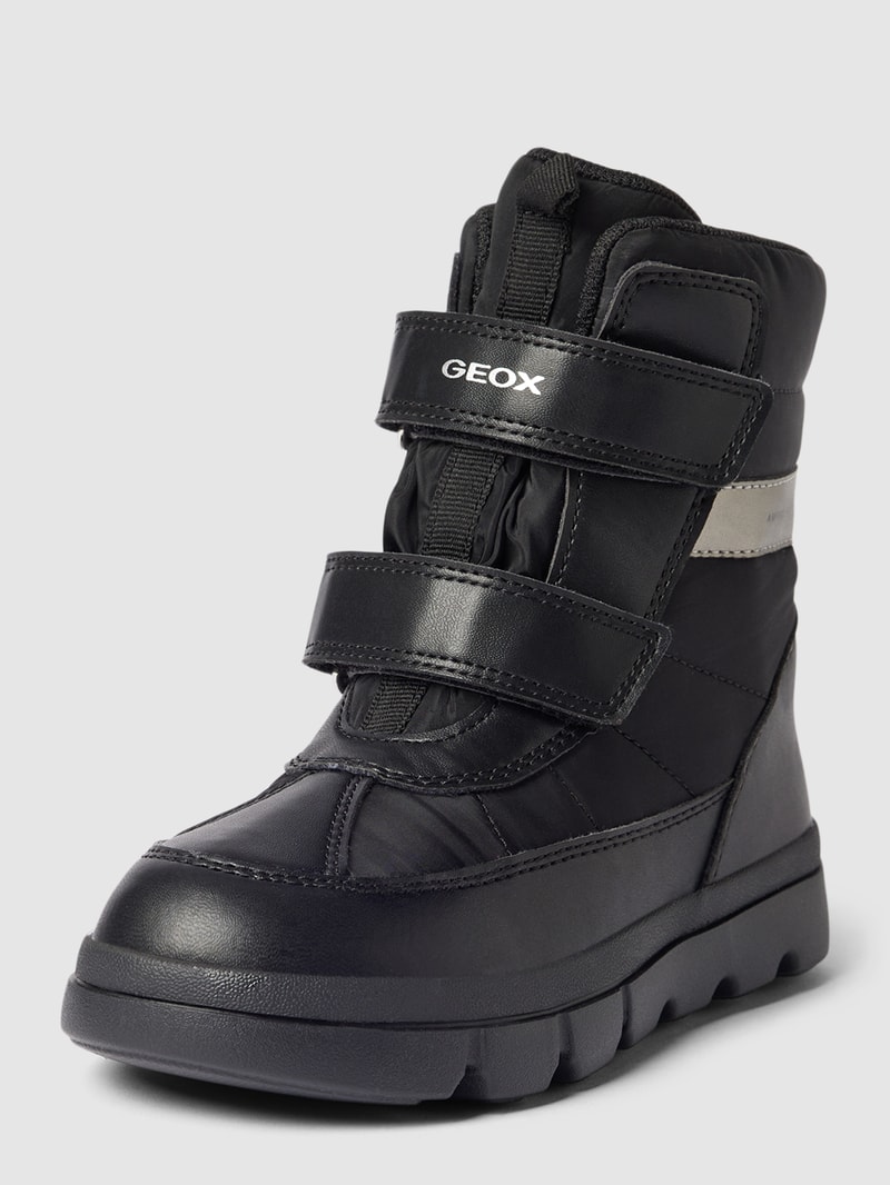 Stiefel mit Klettverschluss Modell 'WILLABOOM' in schwarz