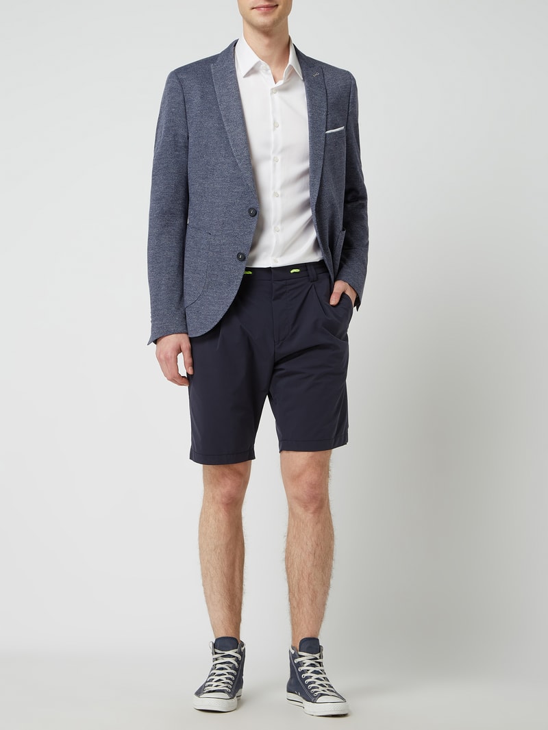 Bermudas mit Budnfalten Modell 'Cijuno' in blau