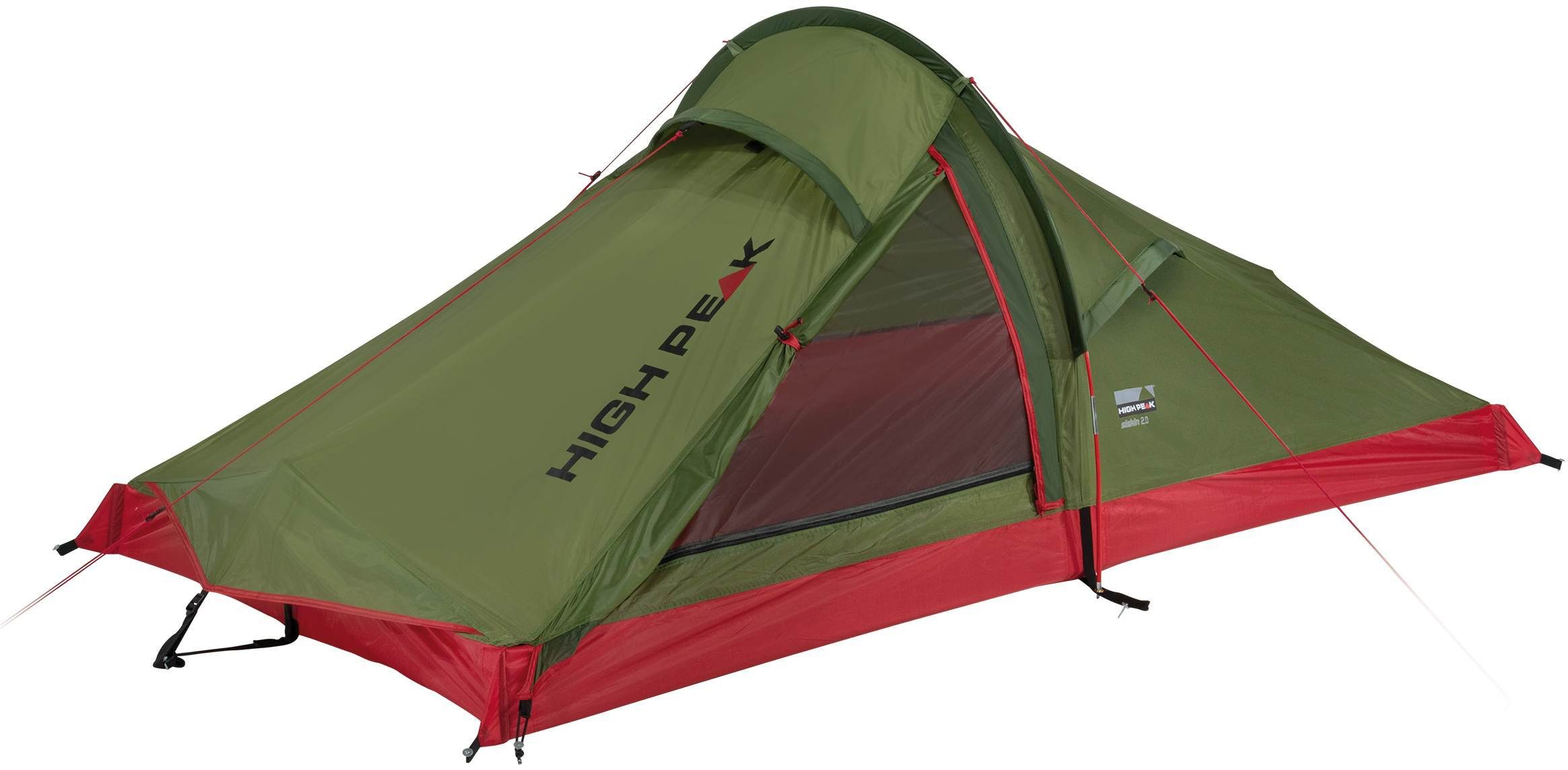 High Peak Einbogenzelt Zelt Siskin 2.0, Personen: 2 (mit Transporttasche)