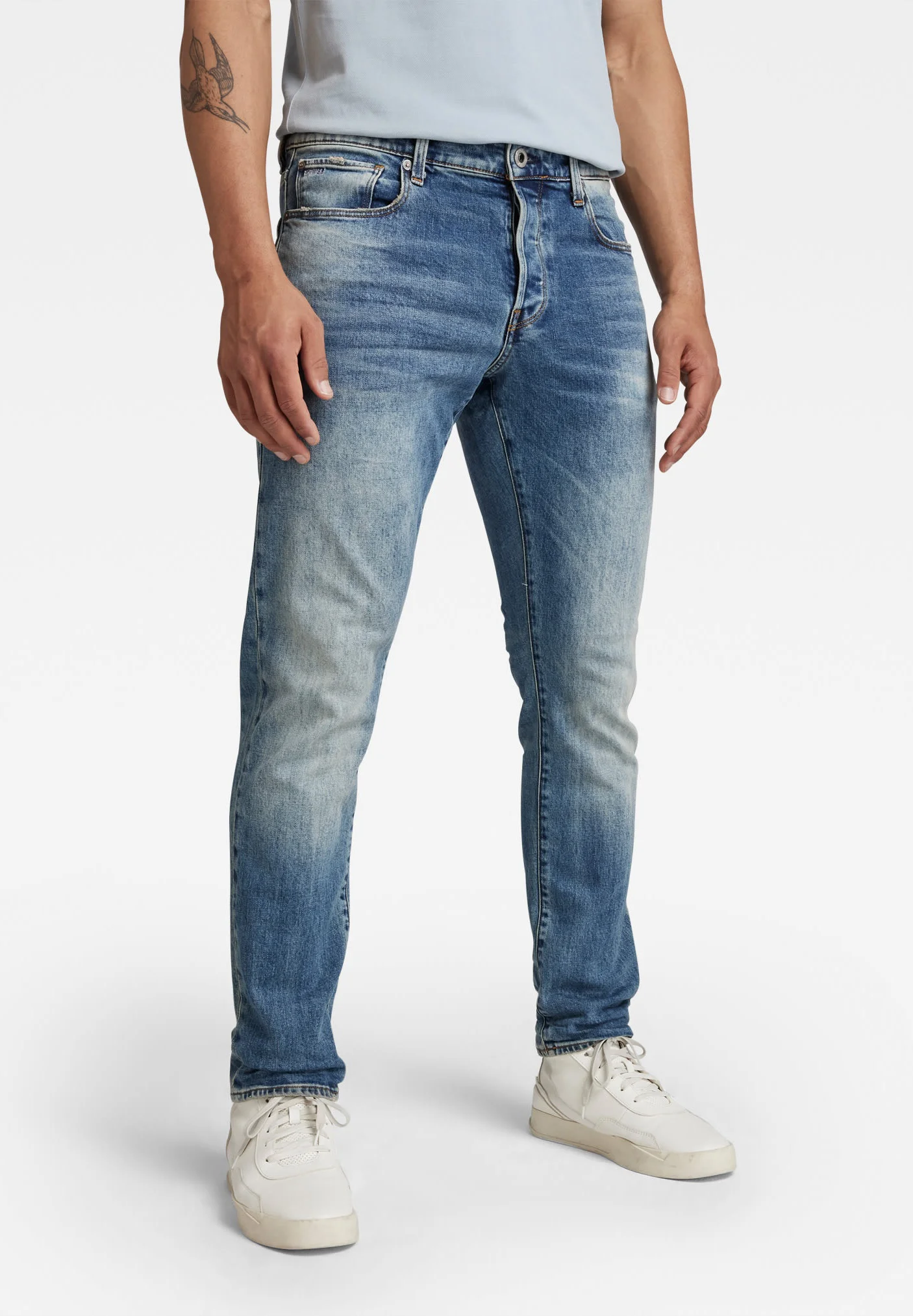 G-Star 3301 STRAIGHT TAPERED - Vaqueros pitillo