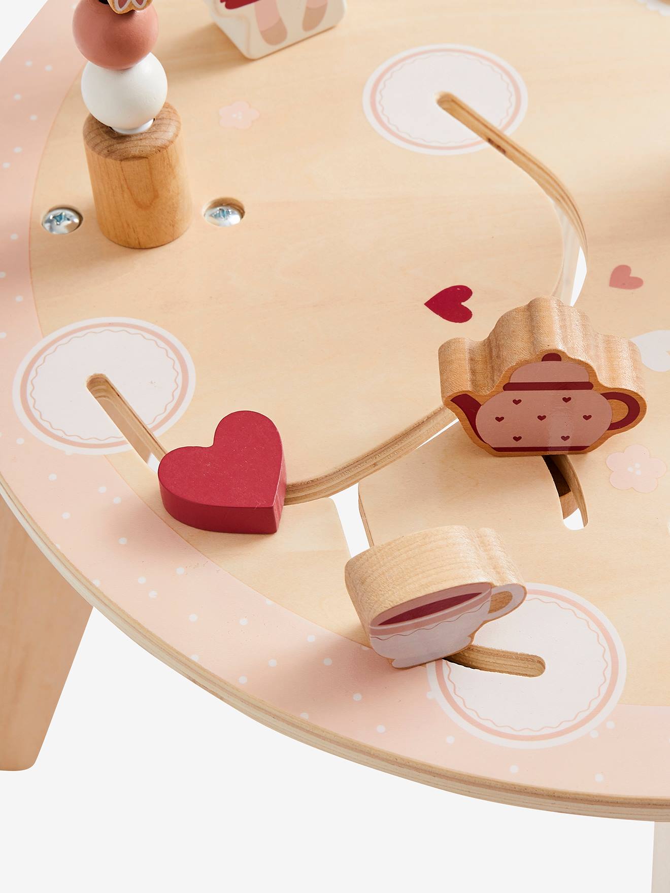 Table d'activité Grenier en bois FSC® beige